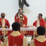 Consecration during Pentecost Mass